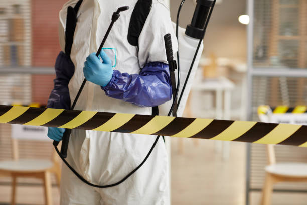 Professional Biohazard Cleanup technician working in Oyster Bay, NY